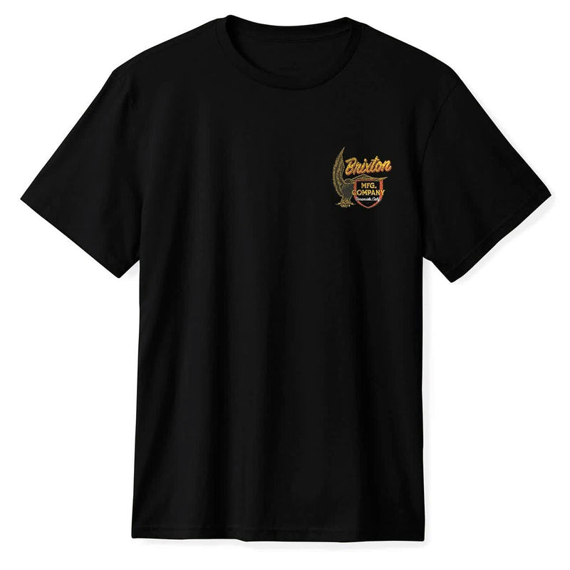 Brixton Highline T-Shirt - Black Worn Wash