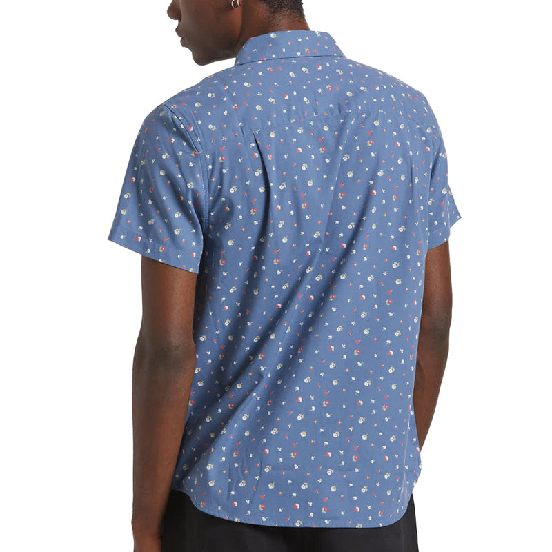 Brixton Charter Print Shirt - Bering Sea/Micro Floral