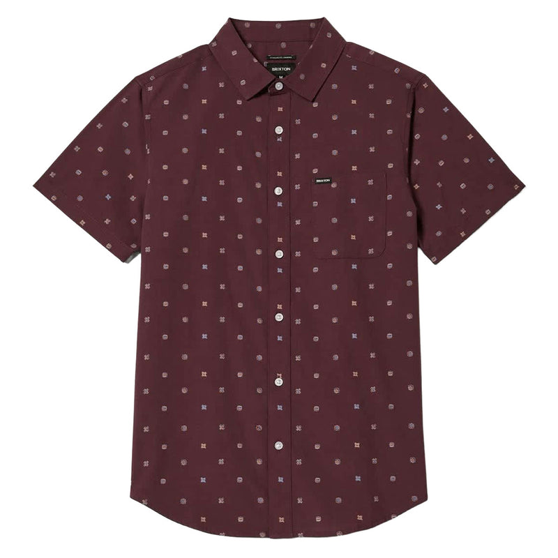 Brixton Charter Print Shirt - Port/Micro Geo
