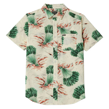 Brixton Charter Print Shirt - Vintage Palm Print