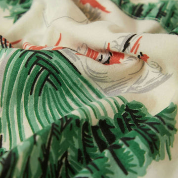 Brixton Charter Print Shirt - Vintage Palm Print