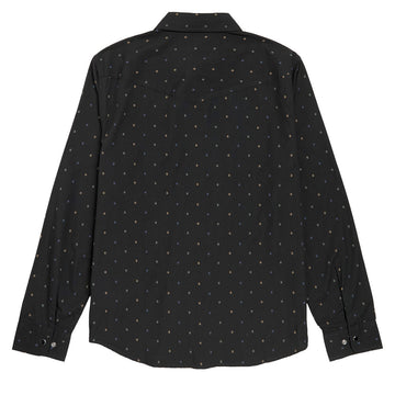 Brixton Wayne Long Sleeve Shirt - Asphalt Black