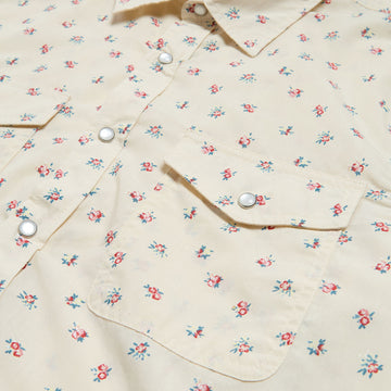 Brixton Wayne Long Sleeve Shirt - Whitecap