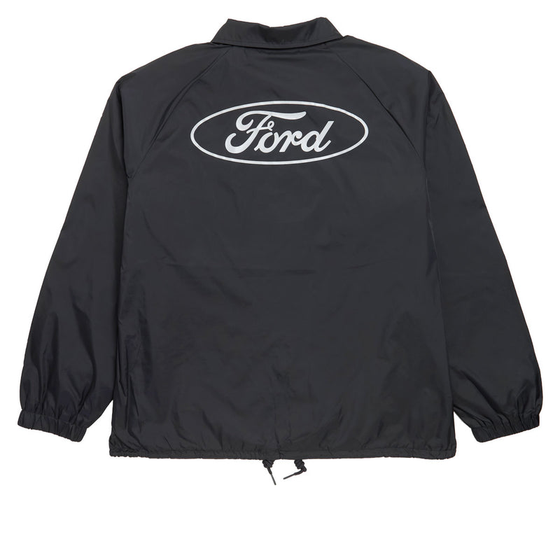 Brixton x Ford Built Tough Windbreaker Jacket - Burnt Rubber