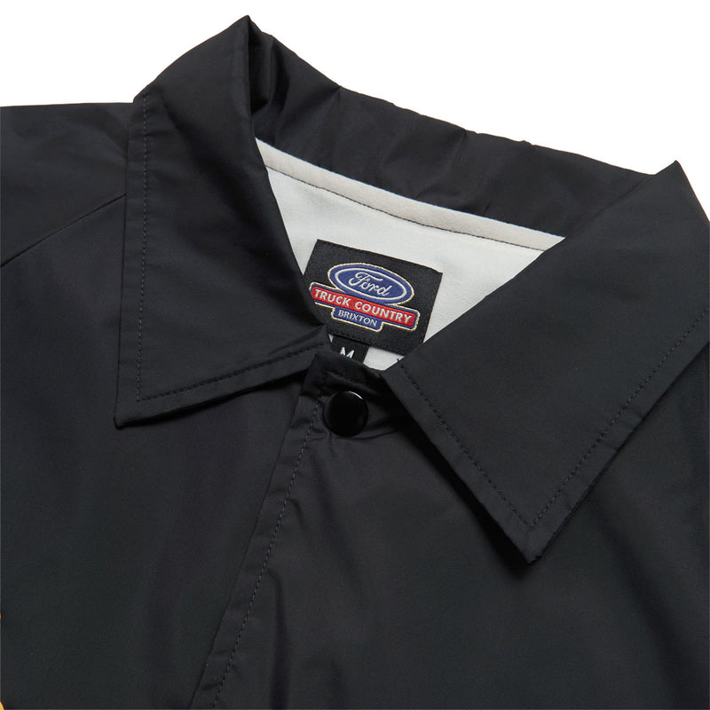 Brixton x Ford Built Tough Windbreaker Jacket - Burnt Rubber