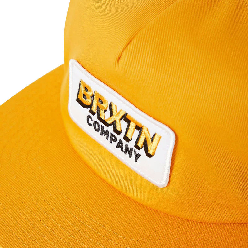 Brixton Payment Mp Snapback Hat - Spruce Yellow