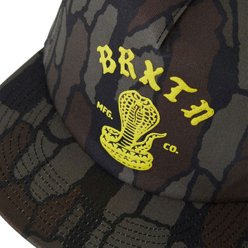 Brixton Darver Hp Snapback Hat - Bark Camo