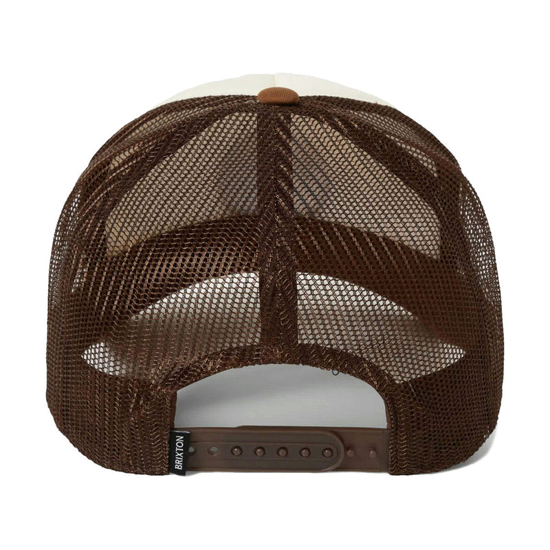 Brixton Out After Dark Np Hp Trucker Hat - Pinecone Brown/Whitecap