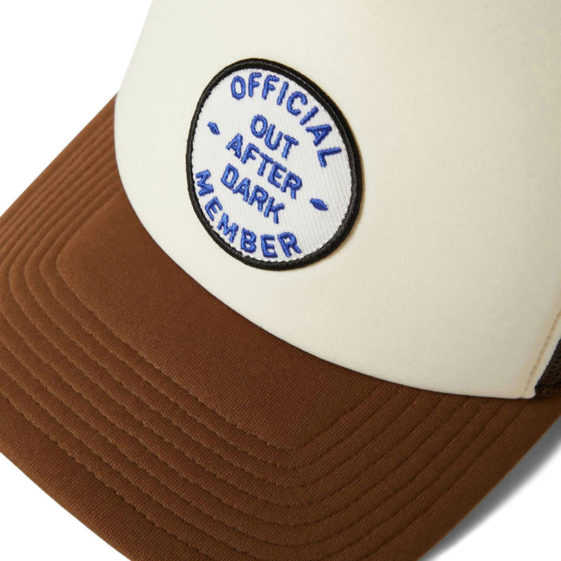 Brixton Out After Dark Np Hp Trucker Hat - Pinecone Brown/Whitecap