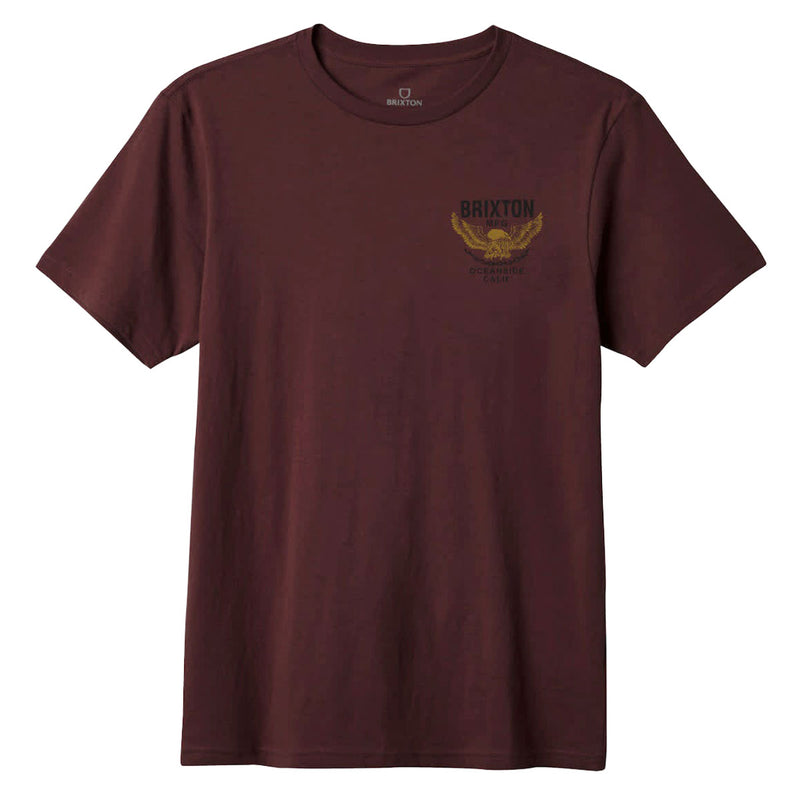 Brixton Waller T-Shirt - Port Worn Wash