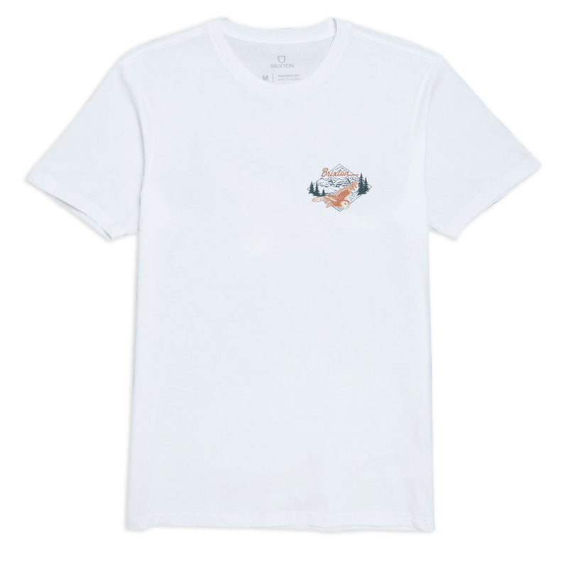 Brixton Driftway Tailored T-Shirt - White