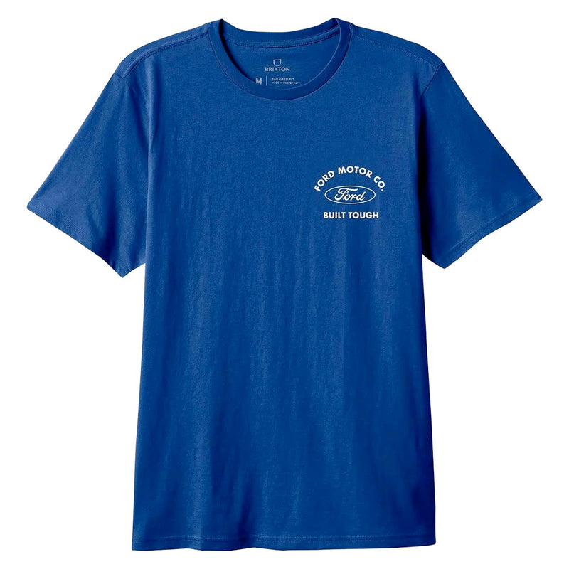 Brixton x Ford Built Tough T-Shirt - Ford Blue