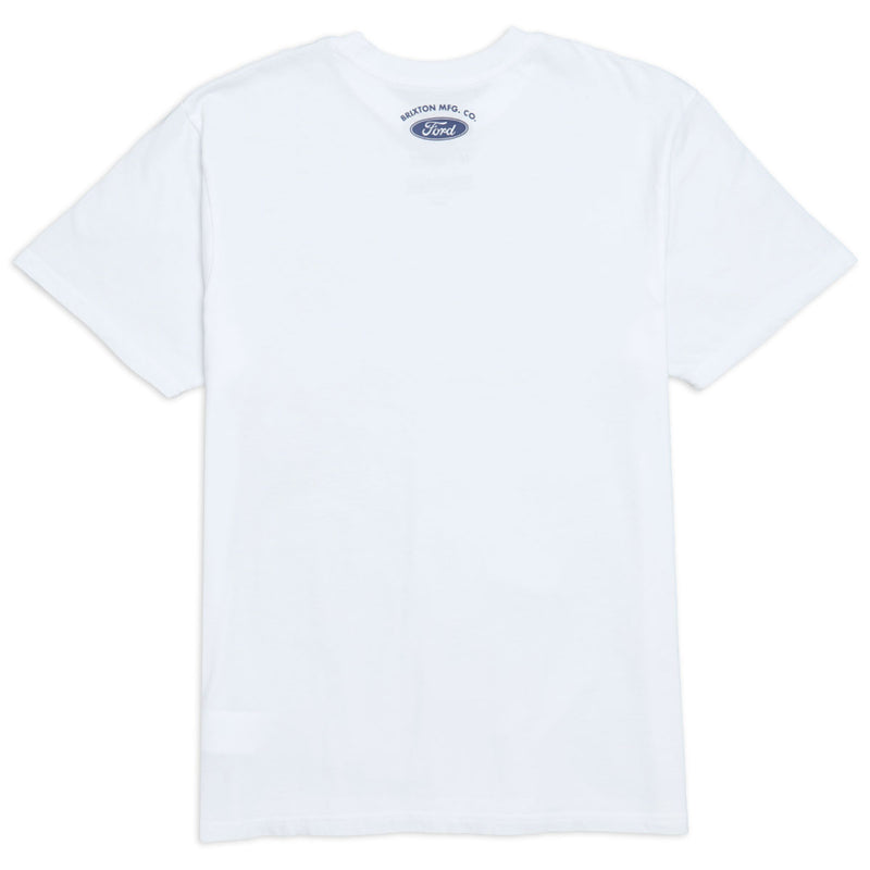 Brixton x Ford Truck Country T-Shirt - Wimbleton White