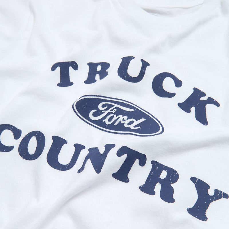 Brixton x Ford Truck Country T-Shirt - Wimbleton White
