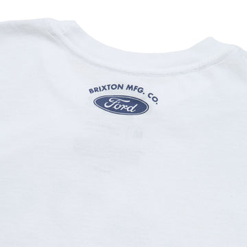 Brixton x Ford Truck Country T-Shirt - Wimbleton White