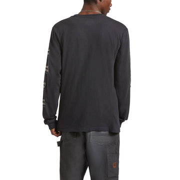 Brixton x Ford Mud Marathon Long Sleeve T-Shirt - Burnt Rubber