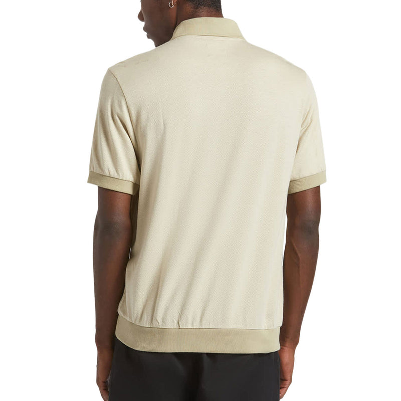 Brixton Weekend Herringbone Polo Shirt - Whitecap/Elm
