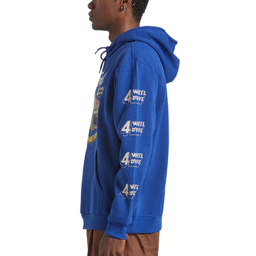 Brixton x Ford Mud Marathon Fleece Hoodie - Ford Blue