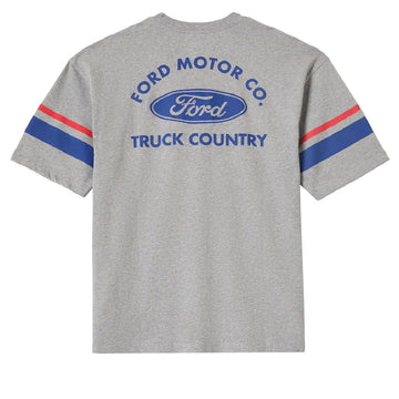 Brixton x Ford Truck Country Jersey - Heather Grey