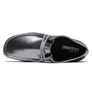Clarks Wallabee Shoes - Silver