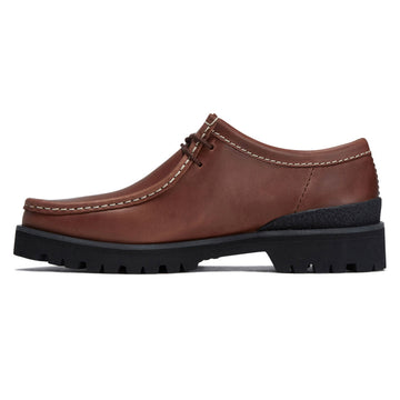 Clarks Wallabee Yukoner Shoes - Brown Leather