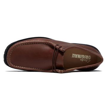 Clarks Wallabee Yukoner Shoes - Brown Leather