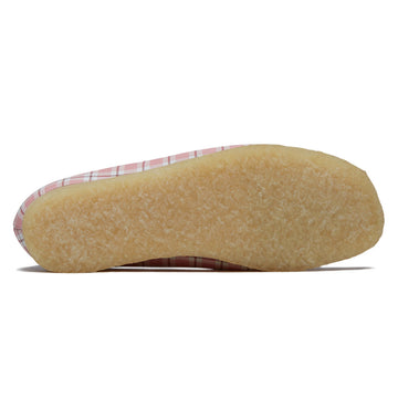Clarks Womens Wallabee Shoes - Pink Check
