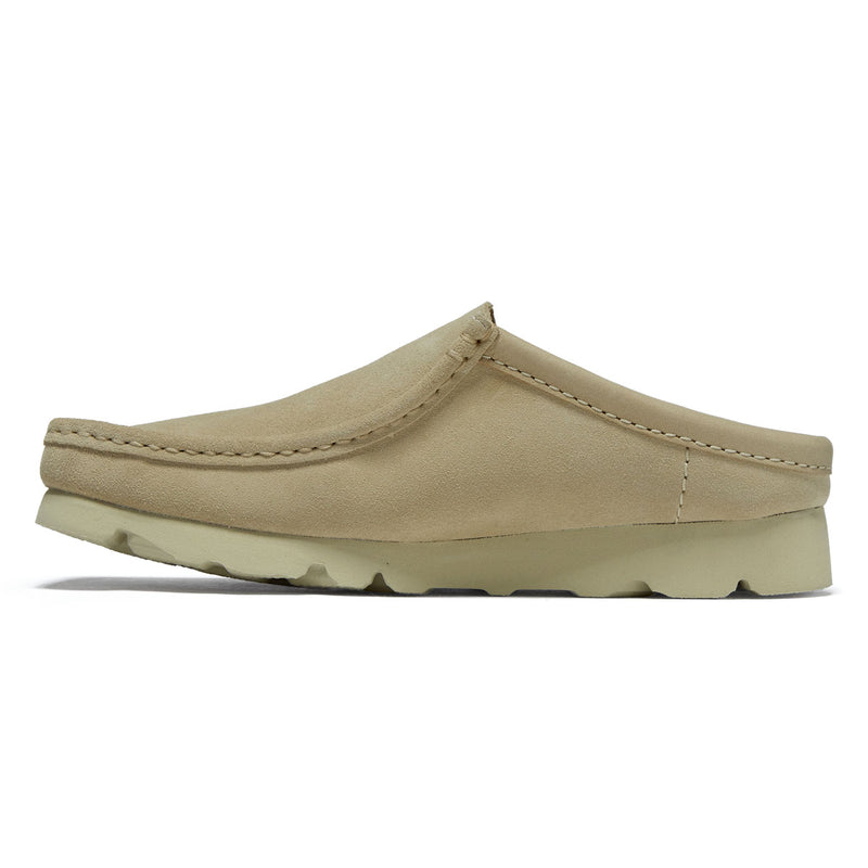 Clarks Wallabee Slip Shoes - Maple Suede