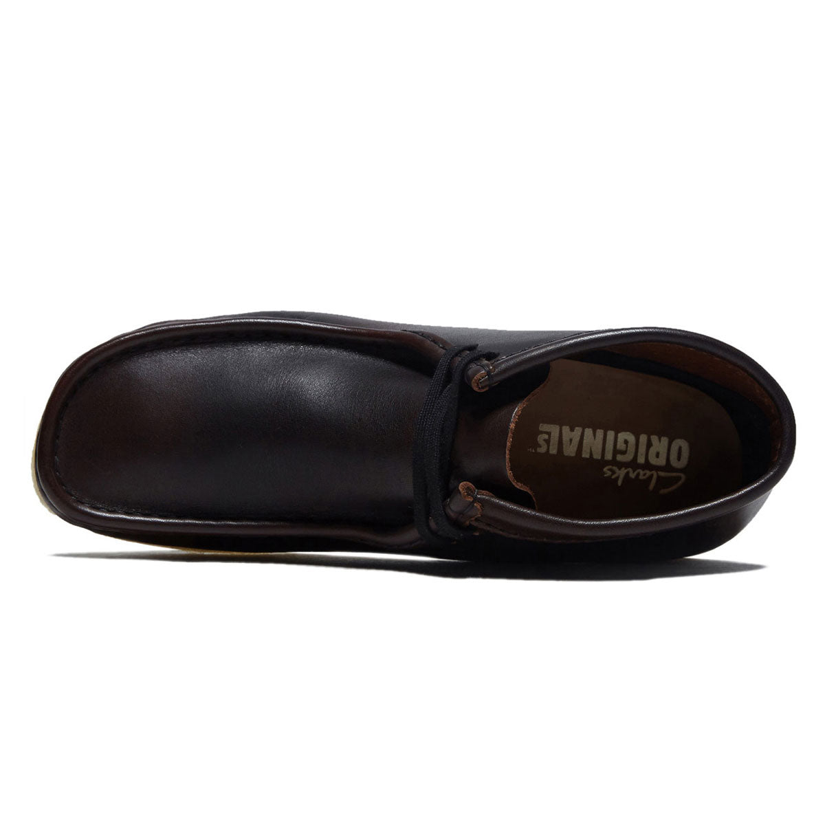 Clarks Wallabee Boots - Dark Tan Combi image 3
