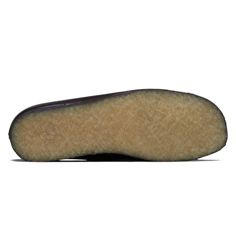 Clarks Wallabee Shoes - Purple Grape Leather