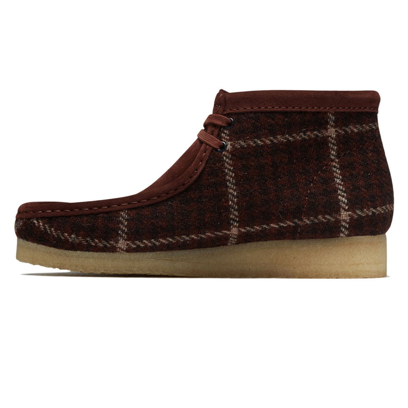 Clarks Wallabee Boots - Rust Tweed