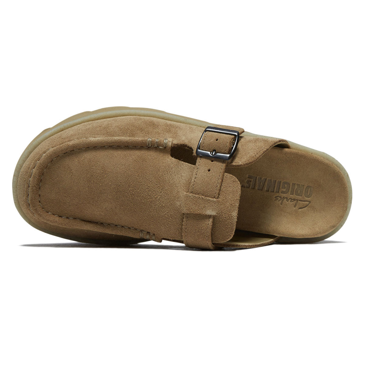 Clarks Meare Mocc Shoes - Sand Suede – CCS