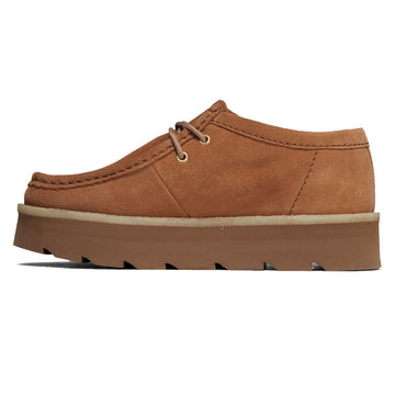 Clarks Womens Meare Walla Shoes - Mid Tan Suede