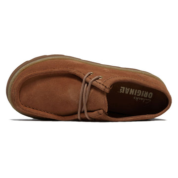 Clarks Womens Meare Walla Shoes - Mid Tan Suede