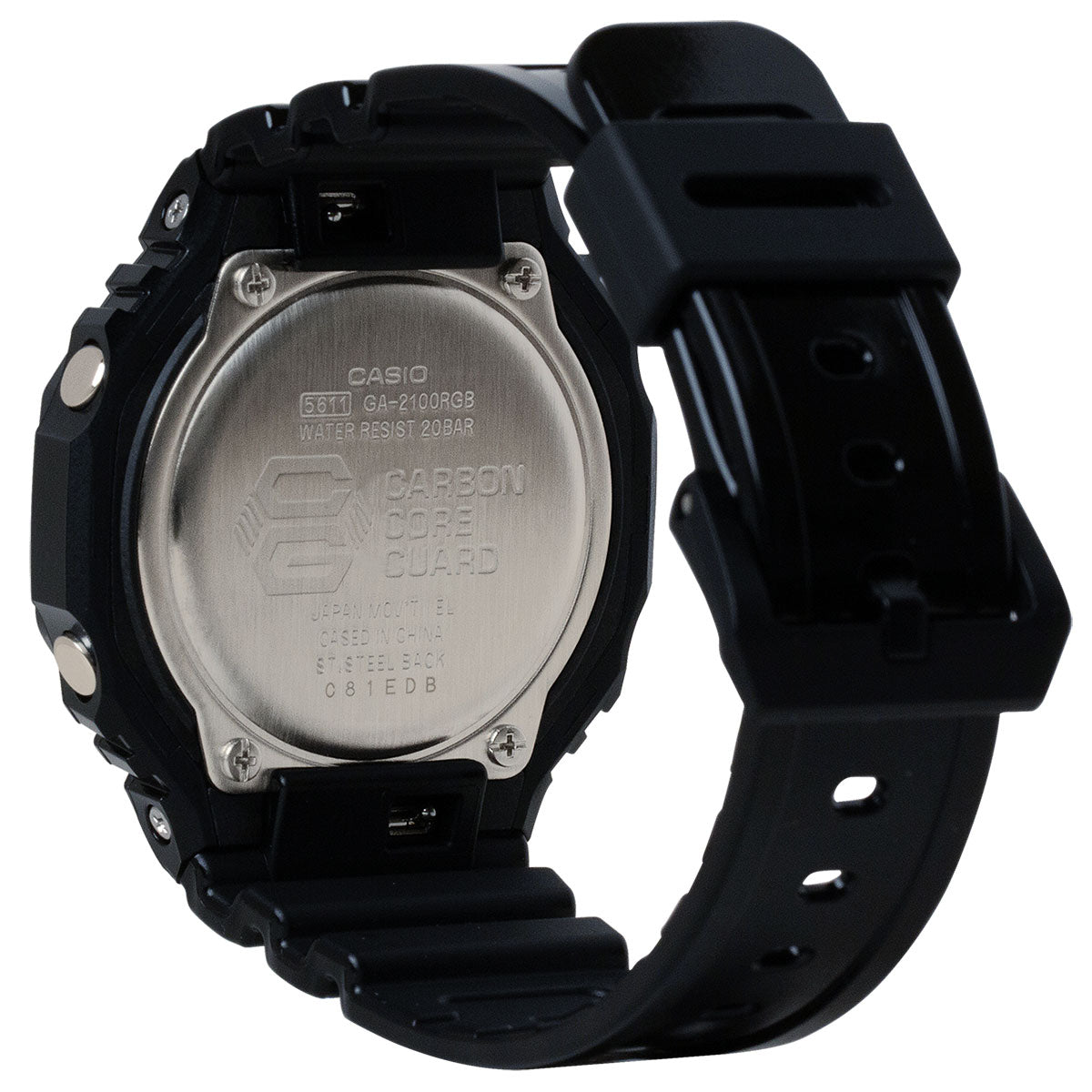 G-Shock GA2100RGB-1A Watch - Resin Black image 2