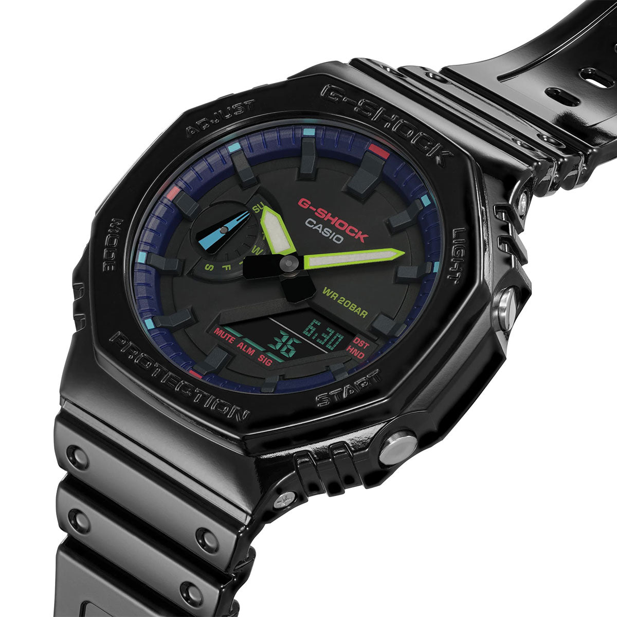 G-Shock GA2100RGB-1A Watch - Resin Black image 3