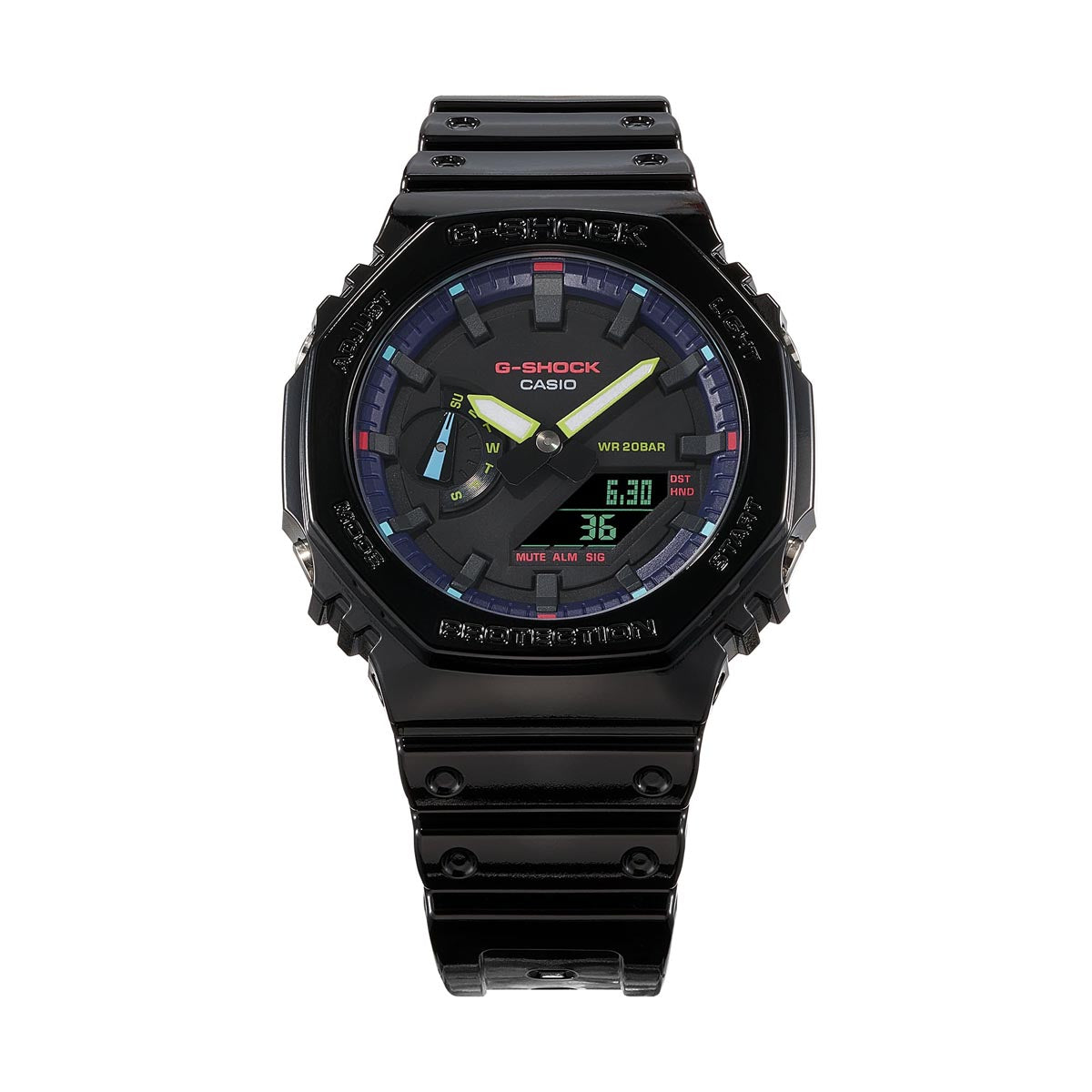 G-Shock GA2100RGB-1A Watch - Resin Black image 5