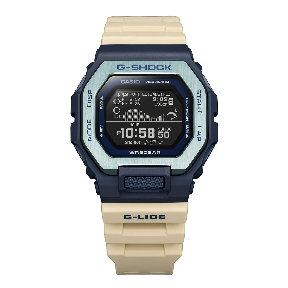 G-Shock GBX100TT-2 Watch - Blue/Cream image 4