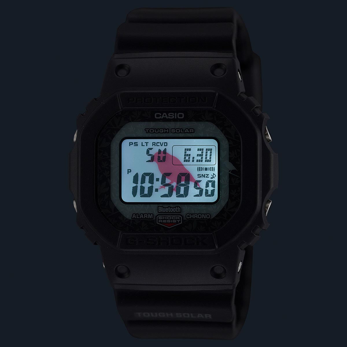 G-Shock GWB5600CD-1A3 Watch - Black/Green image 4