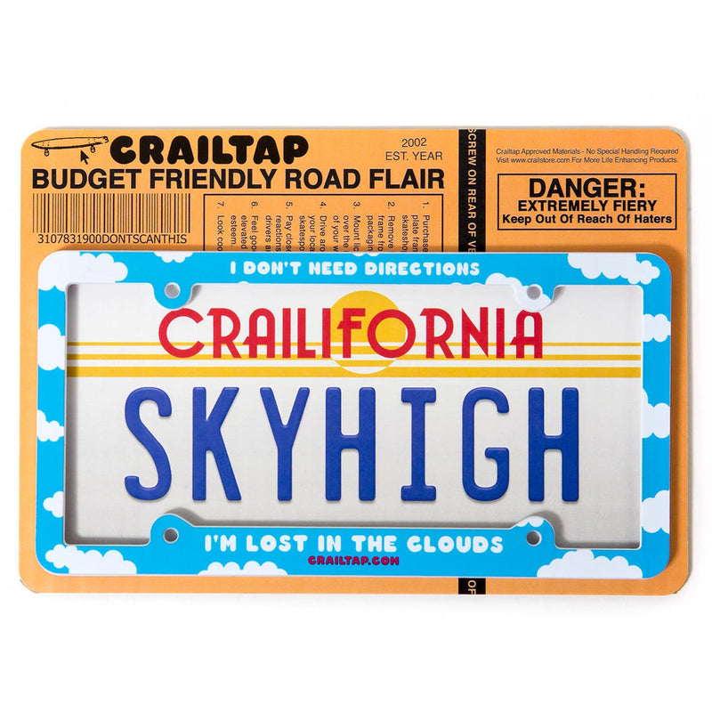 Crailtap Crailtap License Plate Frame - Multi Color