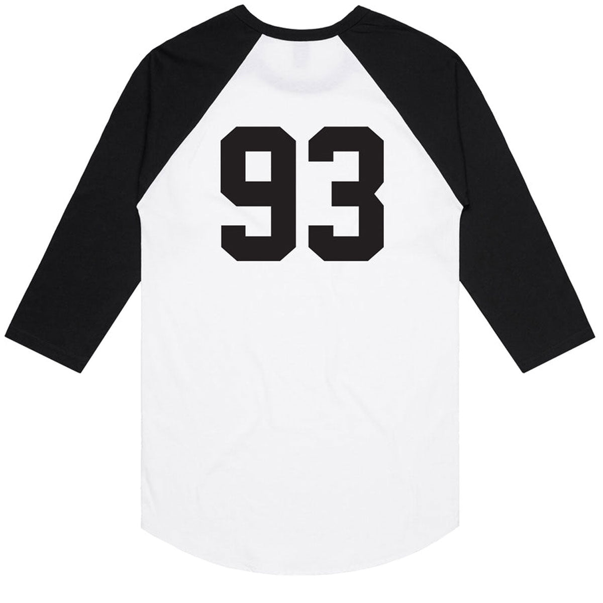 Girl Team Raglan T-Shirt - White/Black image 2