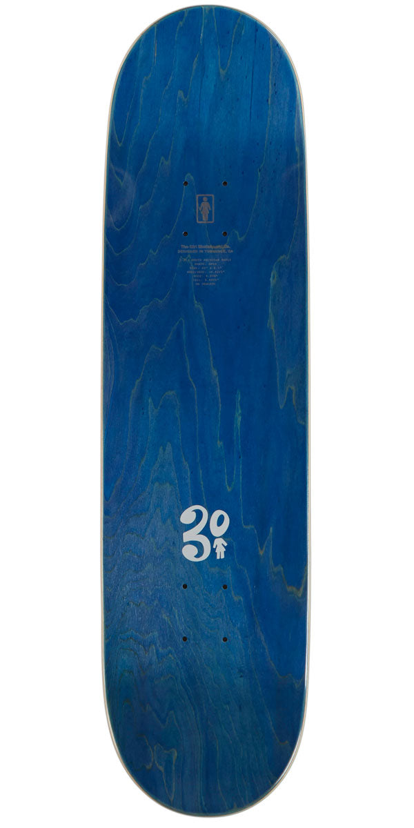 Girl 93 Til Davis Skateboard Complete - Black/Blue - 8.50
