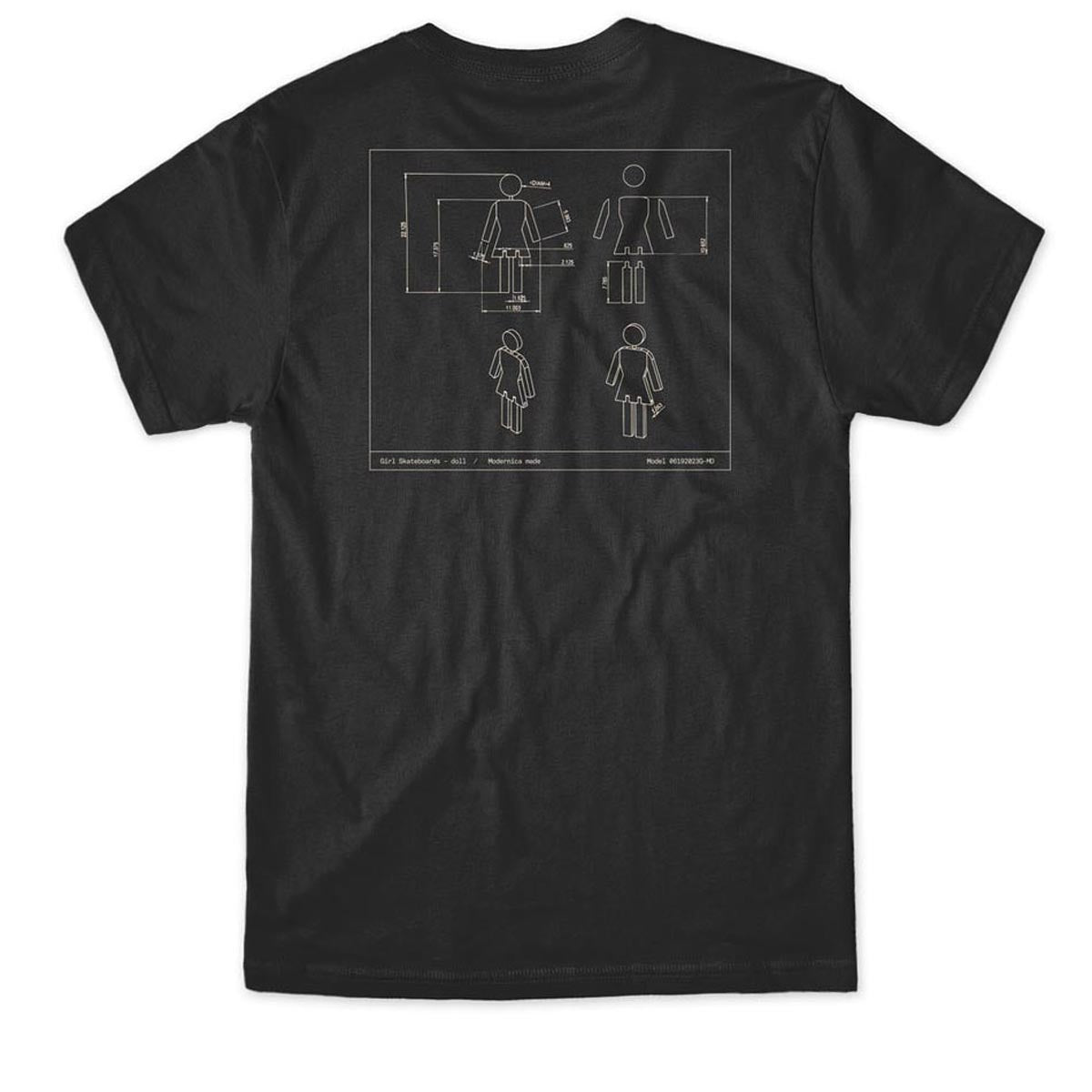 Girl Modernica OG T-Shirt - Black image 1