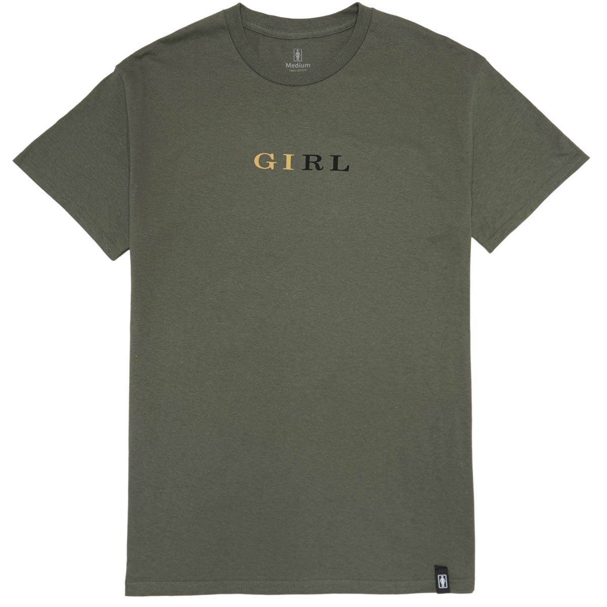Girl Serif 2023 T-Shirt - Military Green image 1