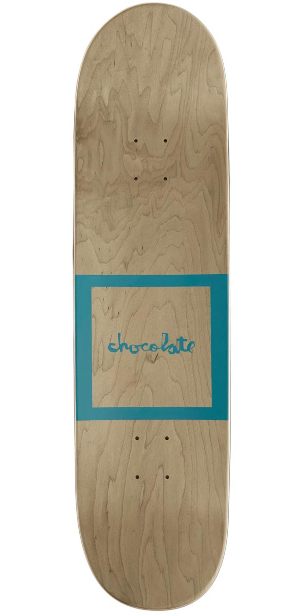 Chocolate OG Square Capps Skateboard Complete - Brown/Red - 8.50