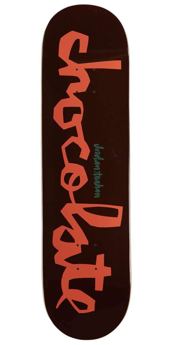 Chocolate OG Chunk Trahan Skateboard Deck - Burgundy - 8.50