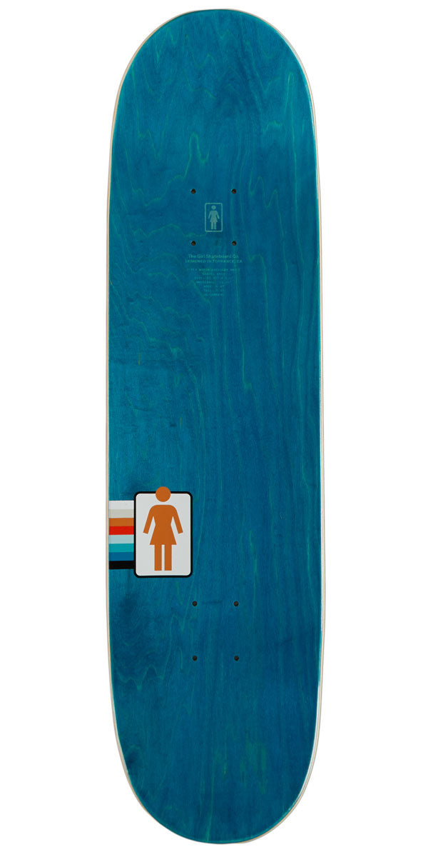 Shape Girl Skateboards Davis 93 Til Deck Branco Preto Azul