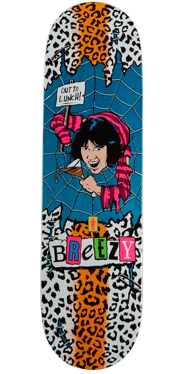Girl Out To Lunch Geering Skateboard Deck - 8.50
