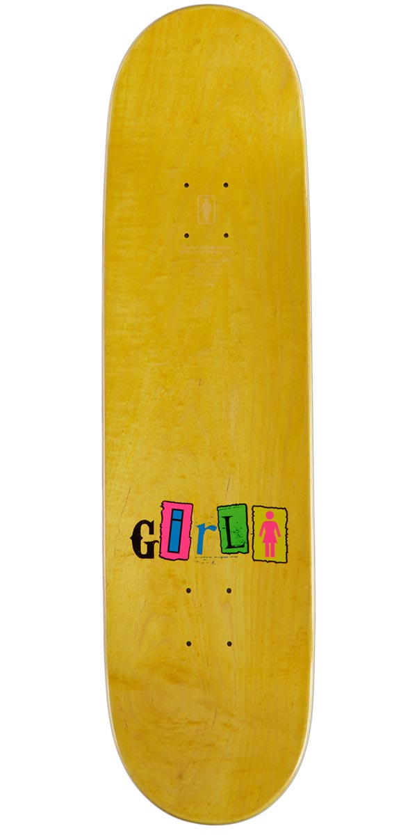 Girl Out To Lunch Geering Skateboard Deck - 8.50