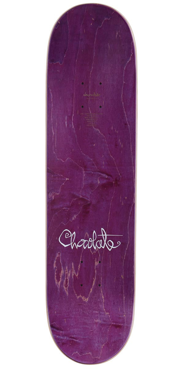 Chocolate OG Script Trahan Skateboard Deck - 8.50